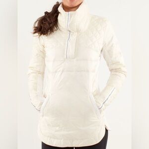 lululemon athletica Cream Puffer Jacket
